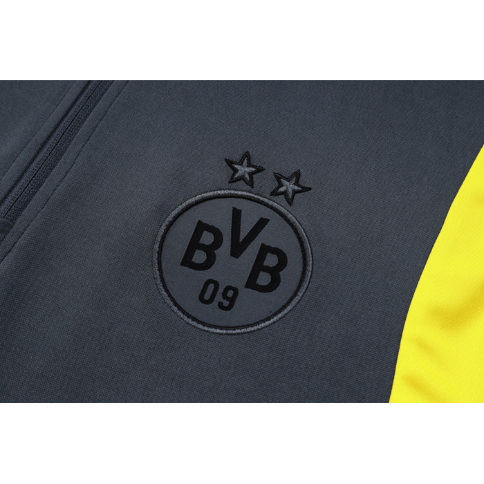Chandal de Sudadera del Borussia Dortmund 23-24 Gris - Haga un click en la imagen para cerrar